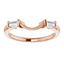 Sophia Curved Baguette Diamond Wedding Ring