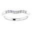 Clara Curved Pavé Diamond Wedding Ring