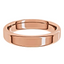 Comfort-Fit Round Edge Polished Men's Wedding Ring