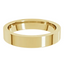 Comfort-Fit Flat Polished Men's Wedding Ring