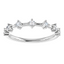 Rhodes Diamond Distance Ring