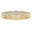 Zoe East-West Emerald Bezel Lab Grown Diamond Ring