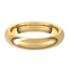 Comfort-Fit Half Round Polished Men's Wedding Ring