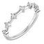 Rhodes Diamond Distance Ring