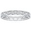 Zoe East-West Emerald Bezel Lab Grown Diamond Eternity Ring