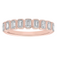 Greta Emerald Bezel Lab Grown Diamond Ring