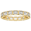 Zoe East-West Emerald Bezel Lab Grown Diamond Eternity Ring