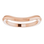Vivienne Curved Knife Edge Wedding Ring