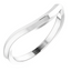 Vivienne Curved Knife Edge Wedding Ring