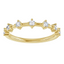 Rhodes Diamond Distance Ring