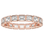 Zoe East-West Emerald Bezel Lab Grown Diamond Eternity Ring