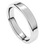 Comfort-Fit Round Edge Polished Men's Wedding Ring