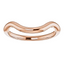 Caroline Curved Wedding Ring