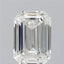 1.00ct Emerald Natural Diamond (Colour F, Clarity SI1, GIA Certified)