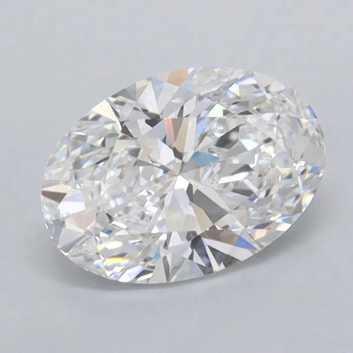 1.00ct Oval Lab Grown Diamond (Colour D, Clarity VVS2, IGI Certified)