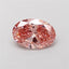 1.00ct Oval Lab Grown Diamond (Colour Fancy Vivid Pink, Clarity VS1, IGI Certified)