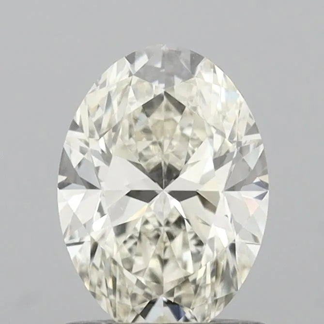 1.00ct Oval Natural Diamond (Colour J, Clarity VS1, Cut VG, IGI Certified)