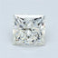 1.00ct Princess Natural Diamond (Colour K, Clarity VVS1, GIA Certified)