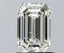 1.01ct Emerald Natural Diamond (Colour K, Clarity SI1, Cut VG, IGI Certified)