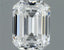 1.02ct Emerald Natural Diamond (Colour D, Clarity SI1, GIA Certified)