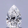 1.04ct Pear Lab Grown Diamond (Colour D, Clarity SI1, IGI Certified)