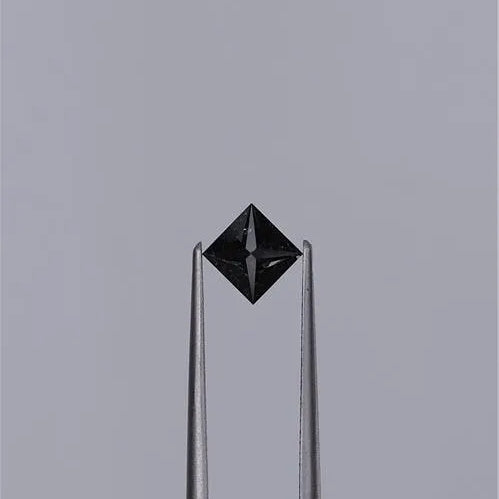 1.06ct Princess Natural Diamond (Colour Fancy Black, Clarity VVS2, Cut EX, GIA Certified)