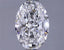 1.16ct Oval Lab Grown Diamond (Colour F, Clarity SI1, IGI Certified)