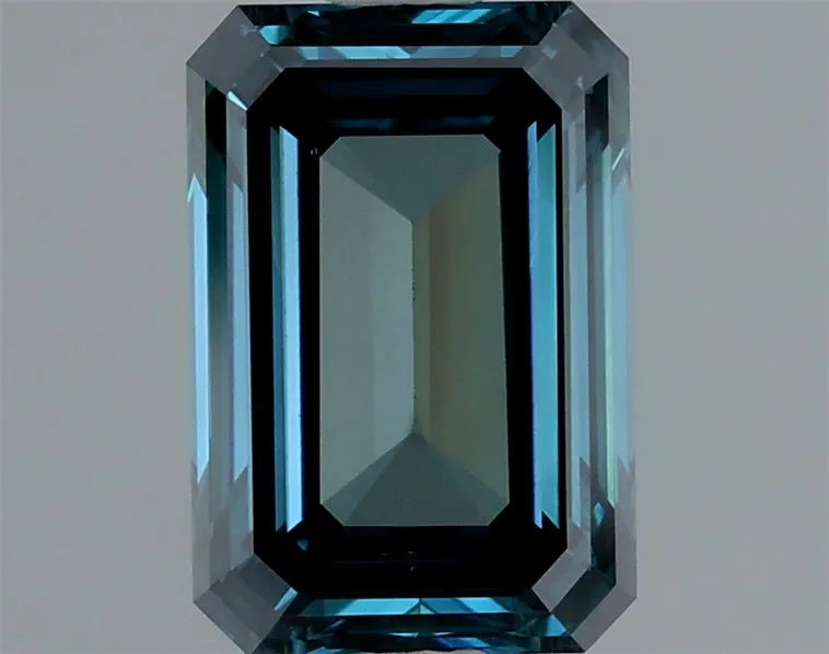 1.20ct Emerald Lab Grown Diamond (Colour Fancy Deep Green Blue, Clarity VS1, Cut VG, IGI Certified)