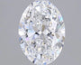 1.29ct Oval Lab Grown Diamond (Colour E, Clarity VVS2, IGI Certified)