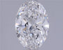 1.35ct Oval Lab Grown Diamond (Colour E, Clarity SI1, IGI Certified)