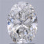 1.45ct Oval Lab Grown Diamond (Colour D, Clarity VVS2, IGI Certified)