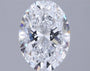 1.50ct Oval Lab Grown Diamond (Colour D, Clarity VVS2, IGI Certified)