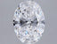 1.50ct Oval Lab Grown Diamond (Colour D, Clarity VVS2, IGI Certified)