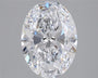 1.87ct Oval Lab Grown Diamond (Colour D, Clarity VVS2, IGI Certified)