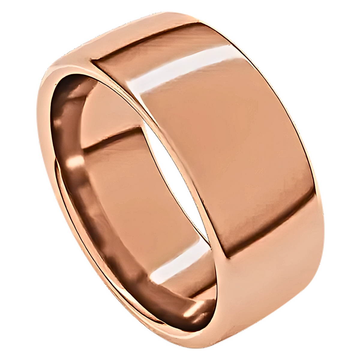 European-Style Polished Men's Wedding Ring