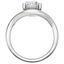 Marlowe Wave Offset Solitaire Setting