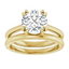 Molly Double Claw Prong Solitaire Setting