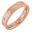 Henrietta Flush-Set Diamond Eternity Cigar Band
