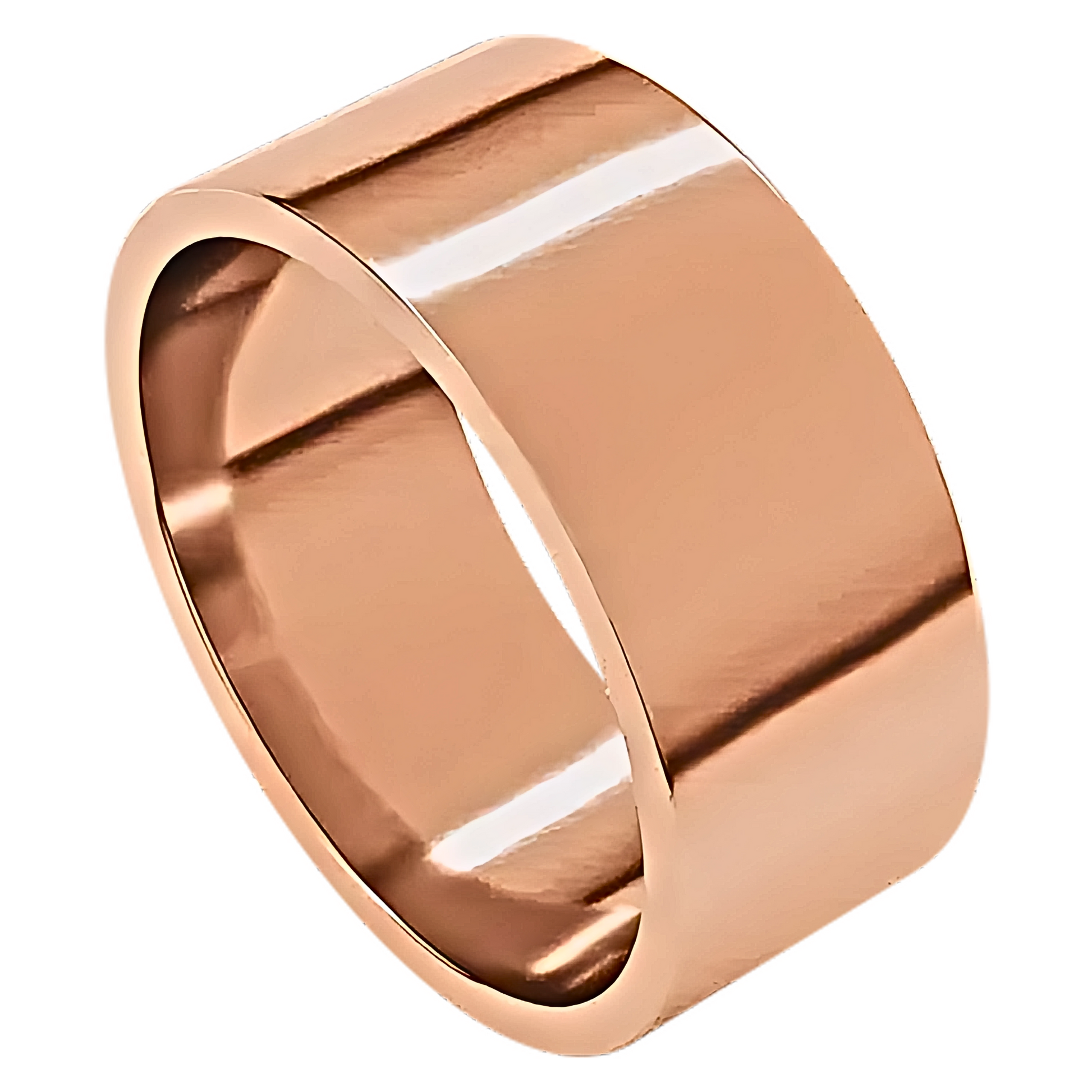 Classic Flat Polished Men's Wedding Ring