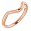 Bonnie Curved Wedding Ring