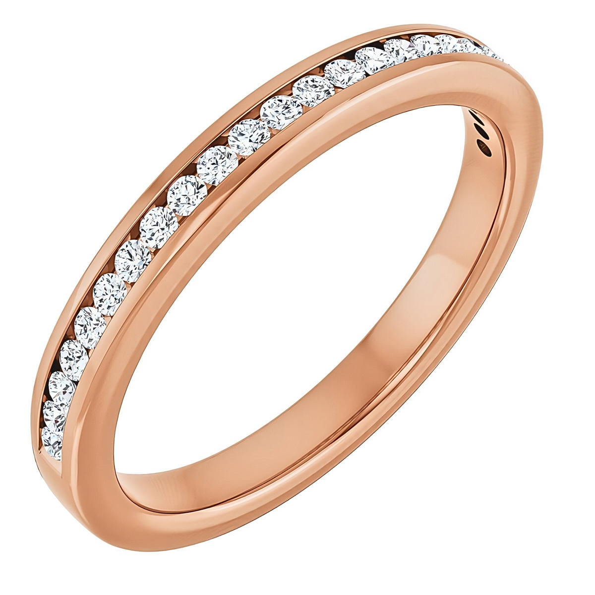 Hallie Channel Diamond Wedding Ring