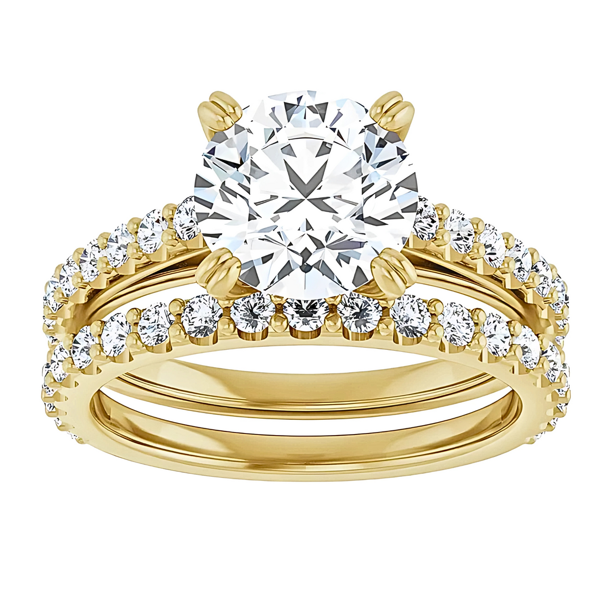 Mia Pavé Diamond Wedding Ring