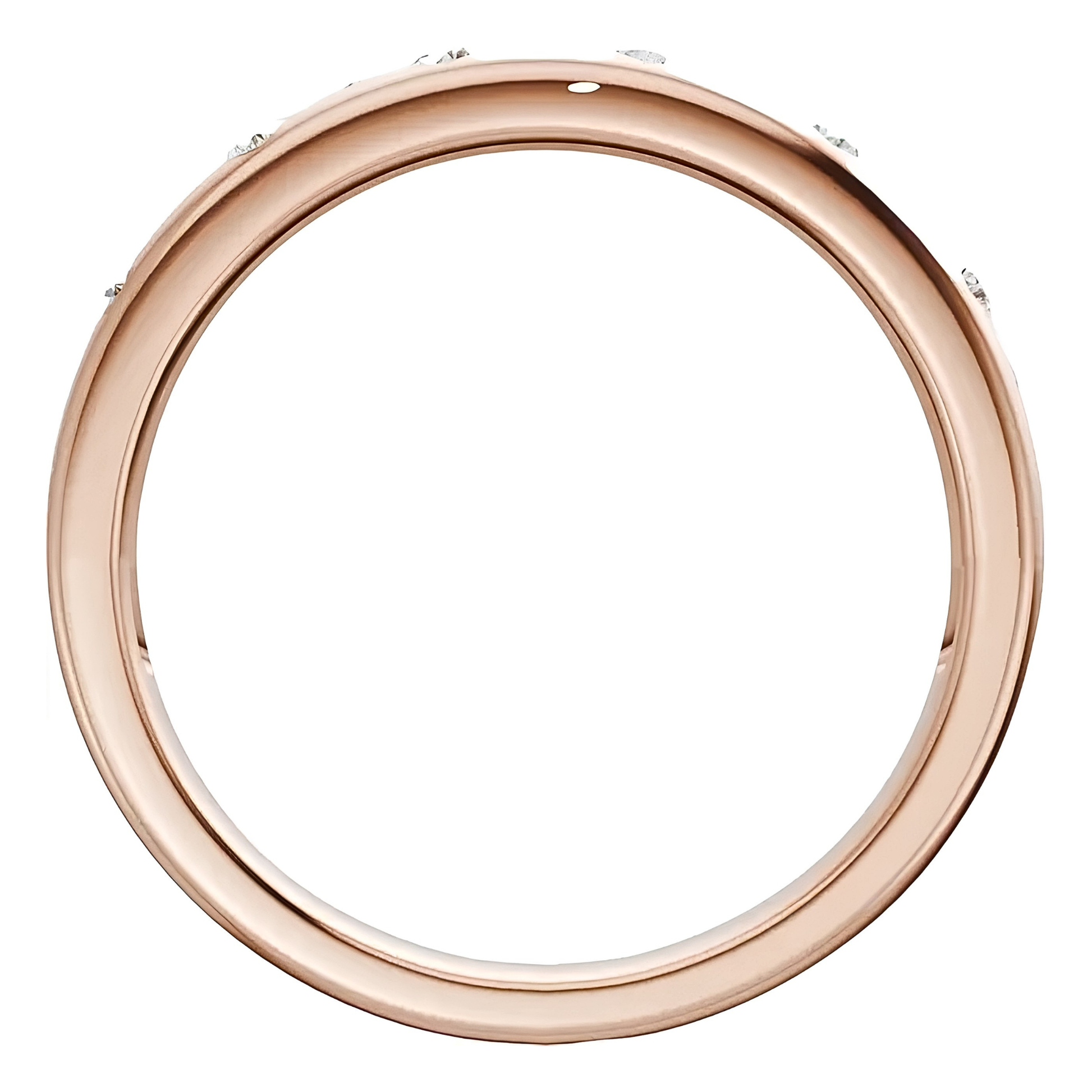 Rowan Flush-Set Diamond Dome Ring