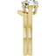 Isla Hidden Halo Cathedral Solitaire Setting & Matching Wedding Ring