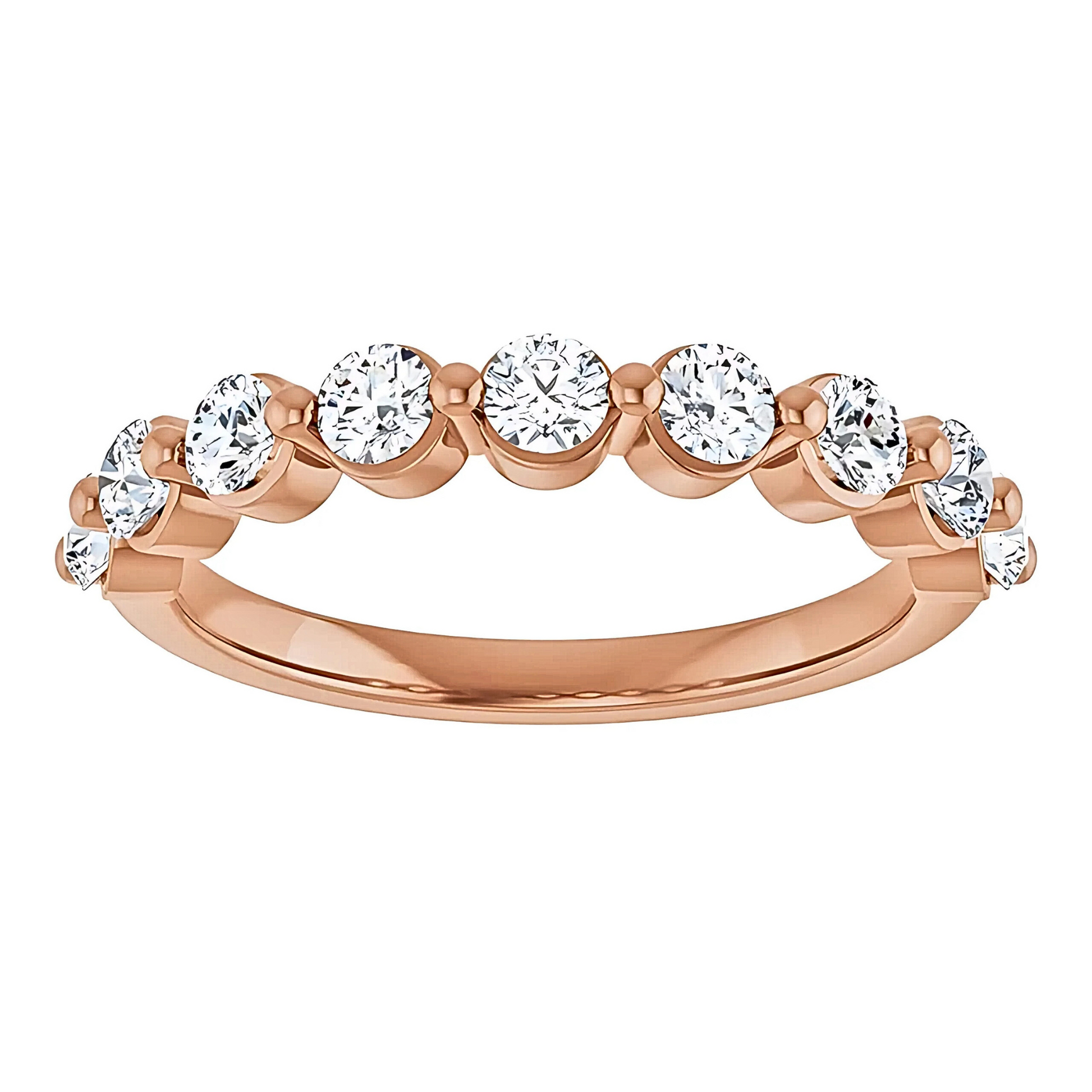 Ivy Single Prong Bubble Diamond Ring