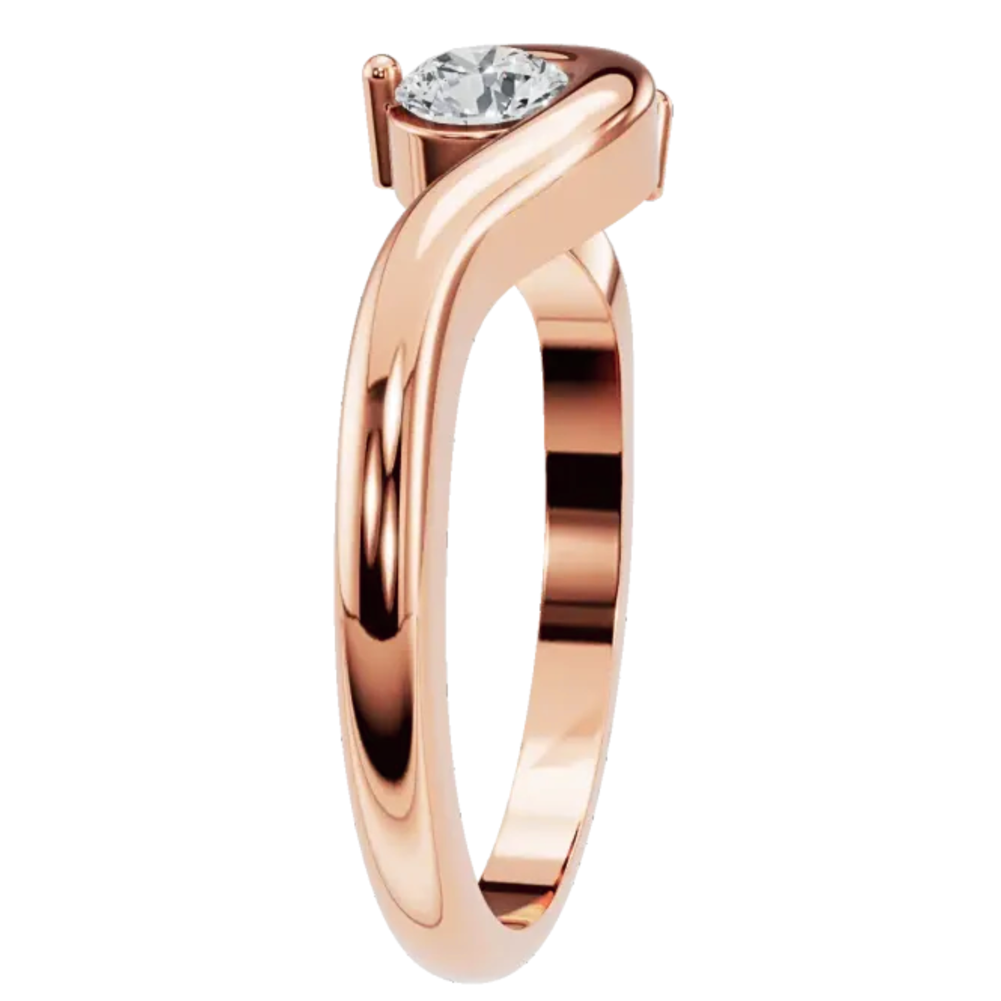 Felicity Toi-et-Moi Round & Marquise Diamond Ring