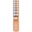 Chloe Pavé Diamond Double Row Wedding Ring