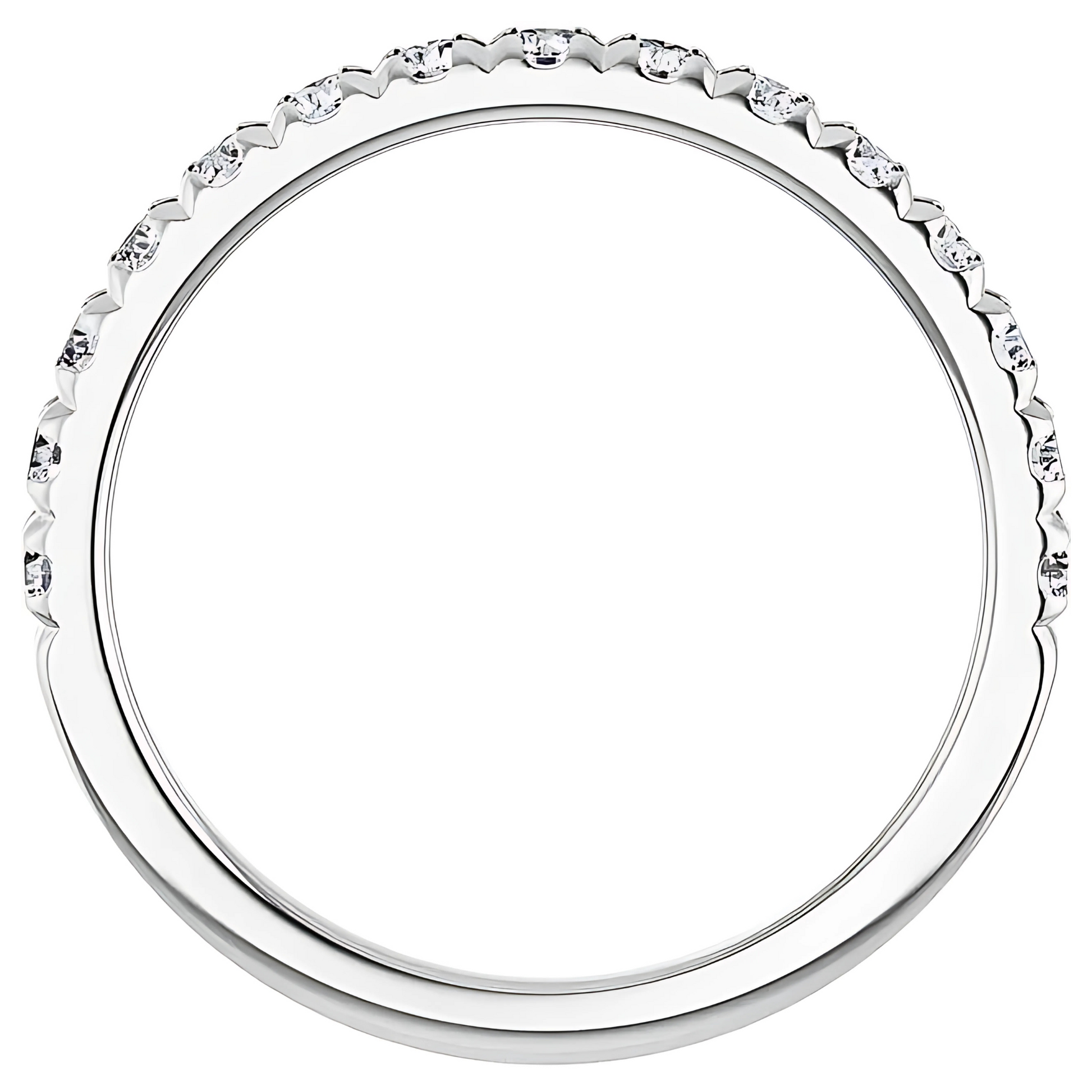 Ruthie French Pavé Diamond Wedding Ring