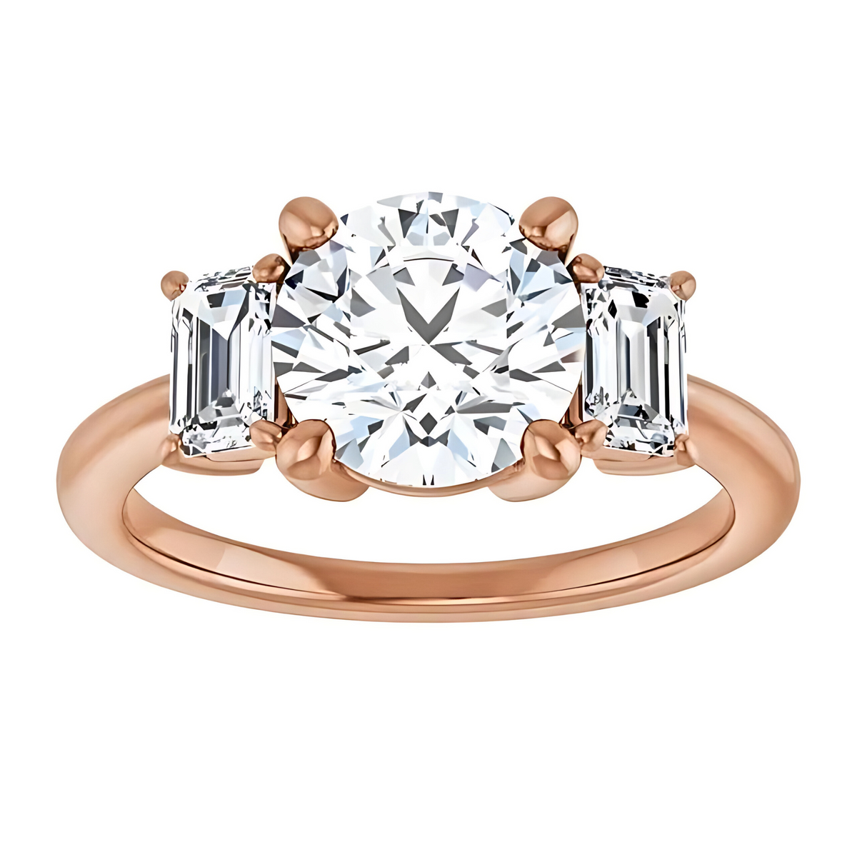 Surrey Three Stone Setting