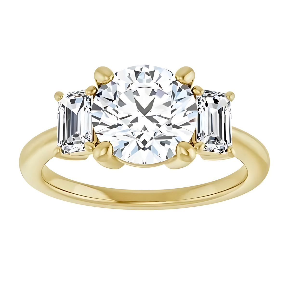 Surrey Three Stone Setting